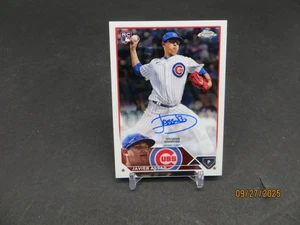 2023 Topps Chrome Javier Assad Rookie Auto Cubs - Foto 1 di 6