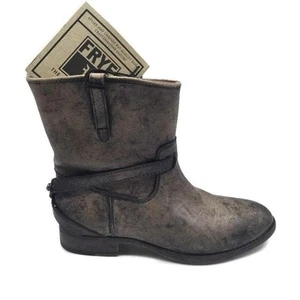 Frye 76980 Lindsay Plate Women Short Leather Boots Size 6 B - Picture 1 of 8