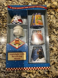 REVOLVING Spin Shades Night Light - A Shade for Every Season - NEW - Picture 1 of 9