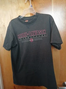 MAGLIETTA VINTAGE HARLEY DAVIDSON CLEARWATER FL TAGLIA LARGE - Foto 1 di 5
