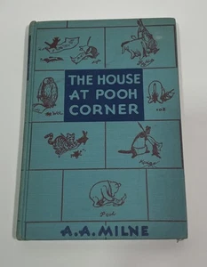 Vintage 1950 The House At Pooh Corner Book by AA Milne Hardcover E.P. Dutton - Imagen 1 de 12
