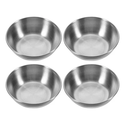  6 Pcs Piccole Ciotole Di Metallo Preparazione in Acciaio Inossidabile - Immagine 1 di 4