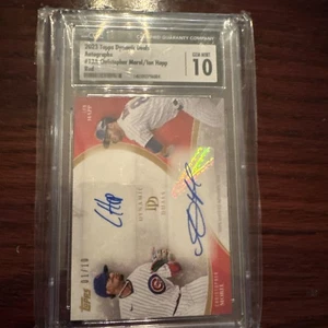 2022 Topps Dynamic Duals Christopher Morel/Ian Happ RC RED SP AUTO! #1/10!!!!! - Picture 1 of 2