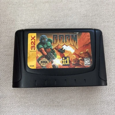 Doom (Sega Genesis 32X, 1994) Cartridge Only - Tested/Authentic - Image 1 of 3