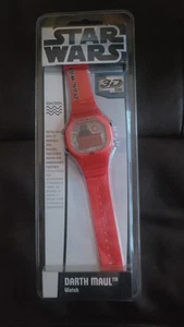 Star Wars Darth Maul Watch 3D Sealed - Picture 1 of 6