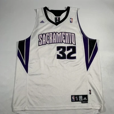 VTG Adidas Sacramento Kings Francisco Garcia #32 Jersey Mens XL X-Large White - Image 1 of 4
