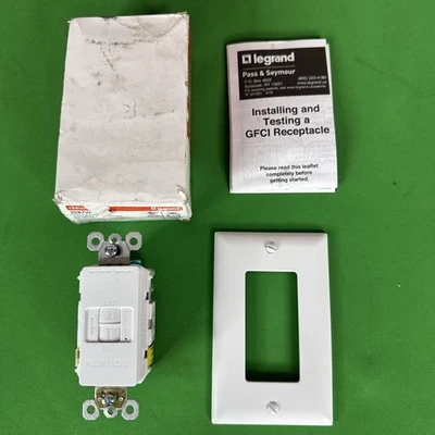 Legrand Pass Seymour 2087W Dead Front Receptacle White - Image 1 of 4
