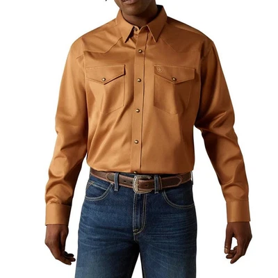 Ariat Men's Solid Twill Classic Fit Shirt -62473 - Image 1 of 3