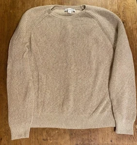 Amazon Essentials Mens XXL Crew Neck Warm Knit Sweater Camel Heather Long Sleeve - Picture 1 of 7