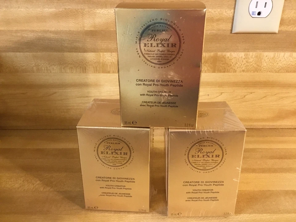 3  Perlier Royal Elixir Youth Creator with Youth Peptide 3.2 fl oz Each - Image 1 of 1