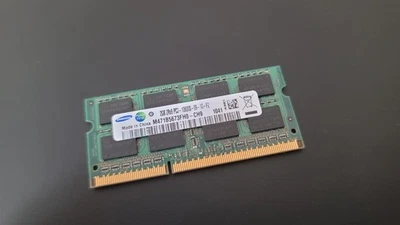 4GB Samsung 2 x 2GB 2Rx8 PC3-10600S-09-10-F2 Laptop Memory RAM M471B5673FH0-CH9 - Image 1 of 2