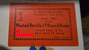 50 AMI MUSTAD 7897, DOPPELHAKEN, VERSCHIEDENE GRÖßEN VERFÜGBAR - 50 MUSTAD DOUBLE HOOK - Bild 1 von 8