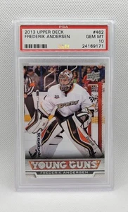2013-14 Series 2 Young Guns Frederik Andersen #462 PSA 10 - Picture 1 of 2