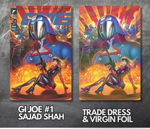 GI JOE #1 SAJAD SHAH VIRGIN FOIL C2E2 SET LTD 250 PRESALE 4/20 - Picture 1 of 1