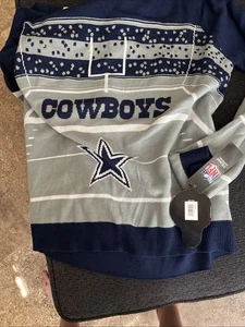 Dallas Cowboys Light Up Sweater Mens L Game Day Holiday Touchdown NFL Football - Picture 1 of 6