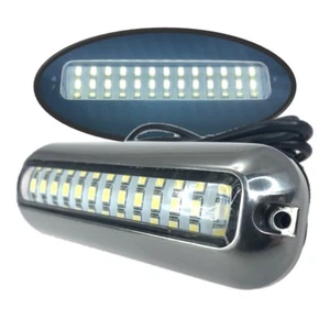 Marine Boat Underwater LED White Light SS316 416LM IP68 Surface Mount - Picture 1 of 8