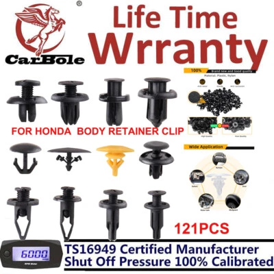 Para Honda Acura 121 Clips Parachoques Guardabarros Capó Borde Cuerpo Retenedor Remache Sujetador Foto 1 de 4