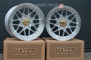 HAXER HX025 R15 4x100 4x114 4x15 inch alloy wheels 8j ET30 Felgen - Bild 1 von 8