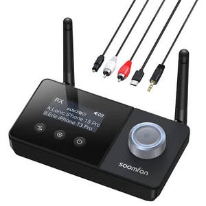 Emetteur Recepteur Bluetooth 5.3 3 en 1 Adaptateur Bluetooth TV Transmetteur ... - Photo 1/8