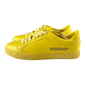 Pangaia trainers shoe size UK 5 yellow grape leather vegan - Picture 1 of 20
