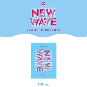 K-POP CRAVITY 4th Mini Album [NEW WAVE] FIND Ver. CD+92p P.Book+2p P.Card Sealed - Imagen 1 de 10