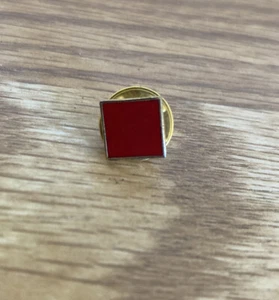 Order of Rainbow Girls Red Station Office Officer Pin Masonic Vintage Ribbon Pin - Picture 1 of 7