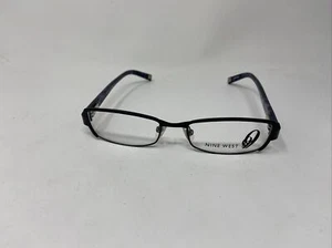 NINE WEST EYEWEAR 426 0003 49/16/135 BLACK BLUE FLEX HINGE EYEGLASSES RE44 - Picture 1 of 8