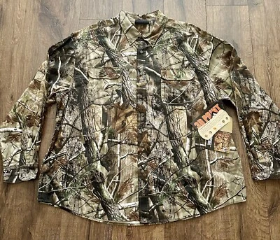 Vintage Realtree Men’s Twill Field Shirt Size Large Long Sleeve Button Up NWT - Image 1 of 4