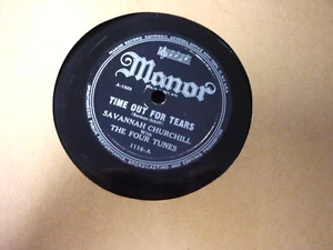 Savannah Churchill & Four Tunes-78 Time out for tears/All my dreams ARCO Clean - Picture 1 of 2