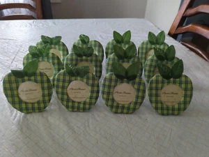 Lot Of 12 Photo Frames, Green Fabric Apple, Christmas Tree Shop - Picture 1 of 4