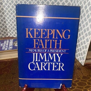 Keeping Faith Memoirs of a President Jimmy Carter HCDJ VTG 1st Edition 1st Print - Picture 1 of 6