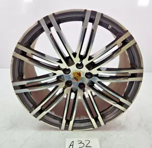 ✅ 2015-2018 OEM Porsche Macan Turbo 95B Rear Alloy Wheel Rim 21X10 ET19 NOTE* - Picture 1 of 23