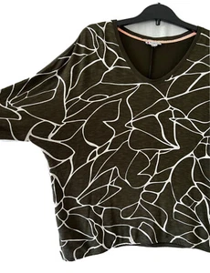 STREET ONE Ladies Tunic Top Shirt Loose Jersey Jumper Sweater Boho Chic UK 16 - Picture 1 of 6