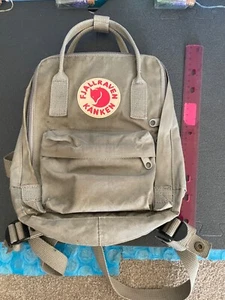 *USED* Fjallraven Kanken mini backpack - Fog - Picture 1 of 6