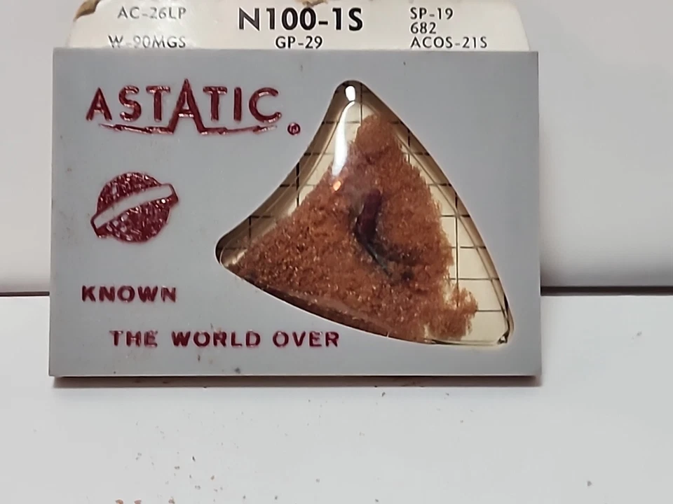 NEW Astatic N100-1s Stylus Needle (AC-26LP,W-90MGS, GP-29, Sp-19 682 +) JBtr34 - Image 1 of 3