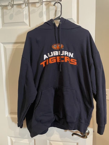 Auburn Tigers  Pullover Hoodie Poly Fleece Sweatshirt - XL Cover