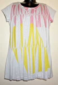 Rare Issey Miyake Colorful Pleated Short Dress Size 3 Made in Japan - Picture 1 of 9