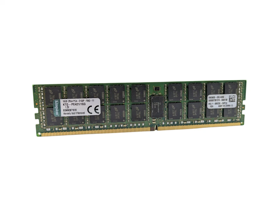 Kingston KTD-PE421/16G 16GB PC4-1700 DDR4-2133 Reg ECC Server RAM - Image 1 of 1