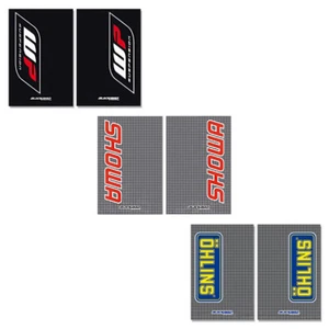 SET ADESIVI FORCELLA BLACKBIRD WP SHOWA OHLINS PER OFF ROAD MOTO CROSS ENDURO - Foto 1 di 4