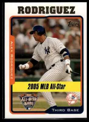 2005 Topps Updates & Highlights #UH176 Alex Rodriguez - New York Yankees - MLB - Image 1 of 2