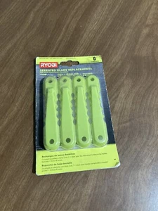 RYOBI Replacement Fixed Blades Serrated for AC052N1 2-in-1 String Head (8-Pack) - Picture 1 of 2