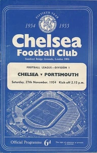 Chelsea v Portsmouth 1954/1955 - Blues Championship season! - Picture 1 of 1