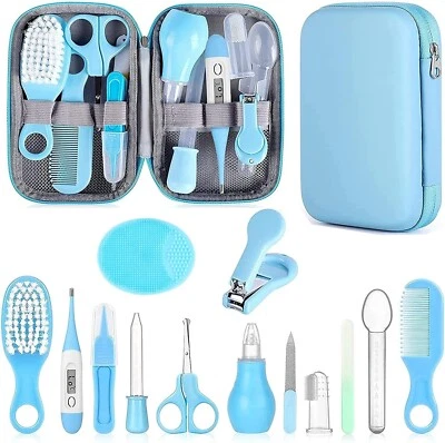Kit de cuidados de saúde e higiene para bebês, conjunto portátil de cuidados de segurança para bebês, itens essenciais para bebês - Imagem 1 de 4