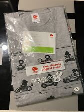 Club Nintendo 2014 Original  T-Shirt Official Mario Kart 8 Grey Size L