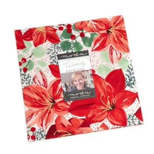 Moda Winterly Layer Cake 10" Squares Christmas Fabric by Robin Pickens - Picture 1 of 3