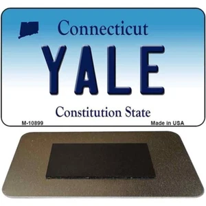 Yale Connecticut State Metal Magnet Fridge Refrigerator Home Kitchen - Picture 1 of 1