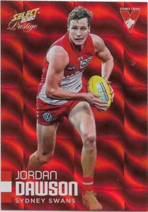 2020 Footy Stars Prestige Red Parallel (167) Jordan DAWSON Sydney 006/170 - Bild 1 von 1