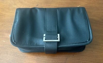 NEW GIVENCHY PARFUMS LUXURY BLACK TRAVEL FOLDING POUCH/ BAG MEN 8" X 2.5" X 5" - Image 1 of 4
