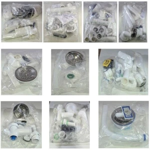 Wholesale Joblot 10x Various 1 & 1.5 Bowl Kitchen Sink Waste & Plumbing RRP £445 - Picture 1 of 15