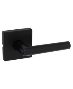 Kwikset 154MIL SQT 514 6AL RCS Milan Passage set in Matte Black - Picture 1 of 6
